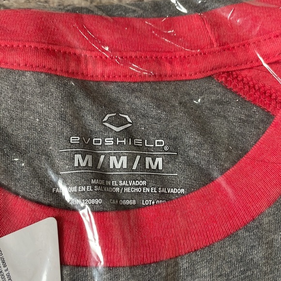 Evoshield MEN'S USA SOFTBALL MID-SLEEVE SHIRT Small Medium Brand New Red - Picture 4 of 4